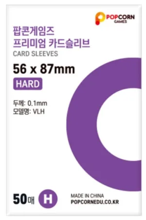 Sleeve - Premium Card Sleeve 56x87mm Calidad: HARD Marca: POP CORN