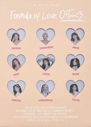 Twice - Formula of Love (ver. Full of Love)